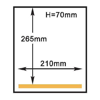 HVC-210T/1D Hualian 진공 실러 챔버 크기