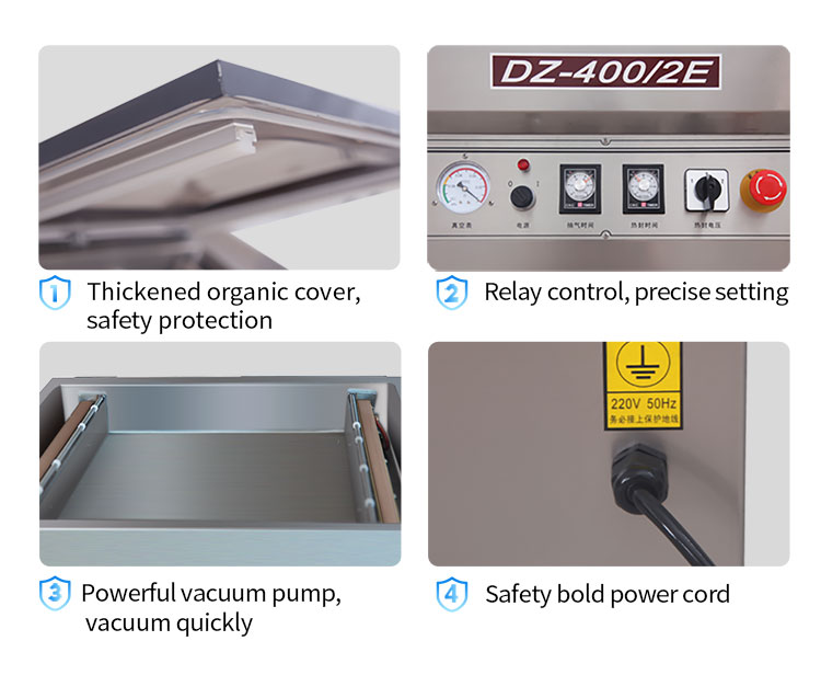 진공 포장 기계 세부 사항 01
