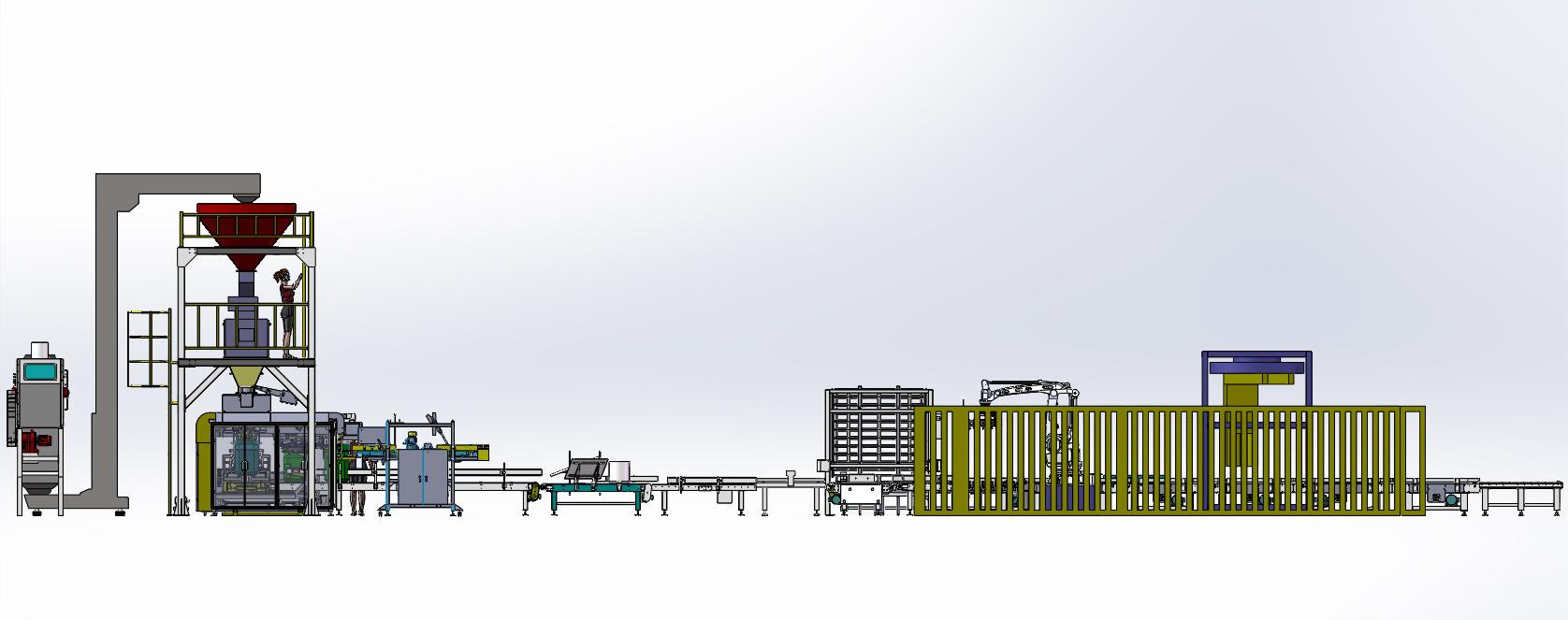 화련팩 포장라인