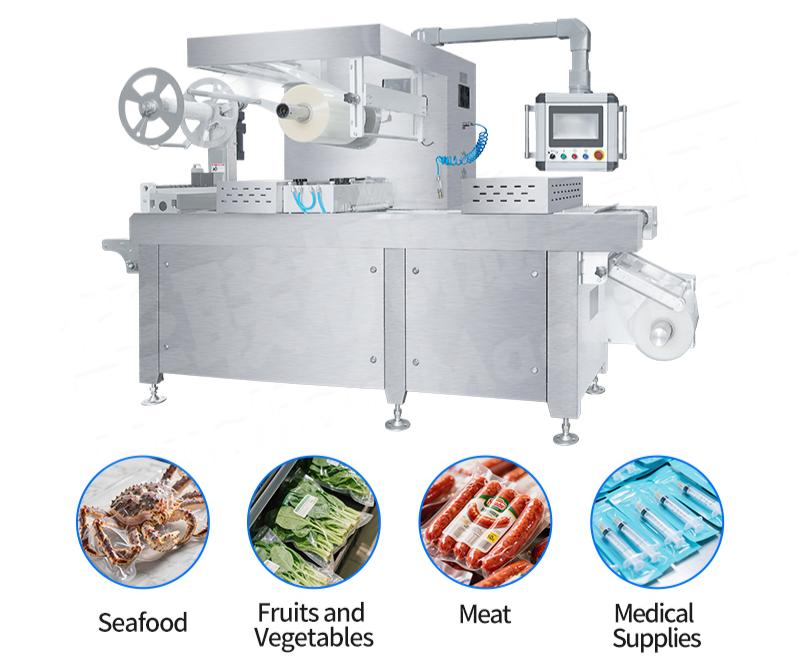 식품 포장 용 열 성형 기계