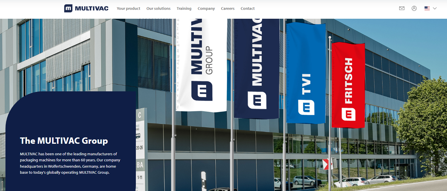 Multivac 지도 포장 기계