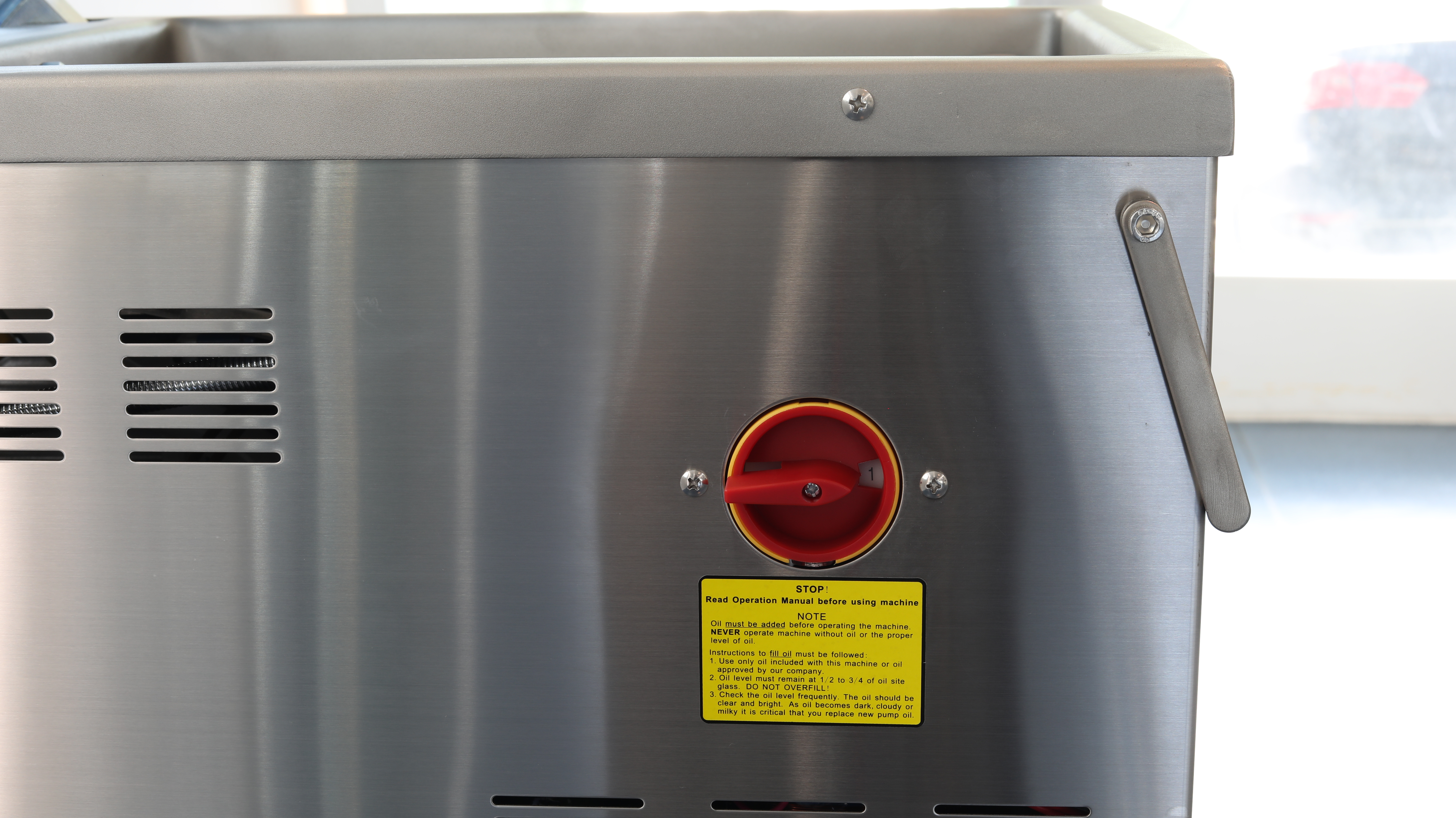 진공 포장 기계 세부 사항 02