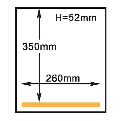 HVC-260T/1A 화롄 진공 포장기 챔버 크기