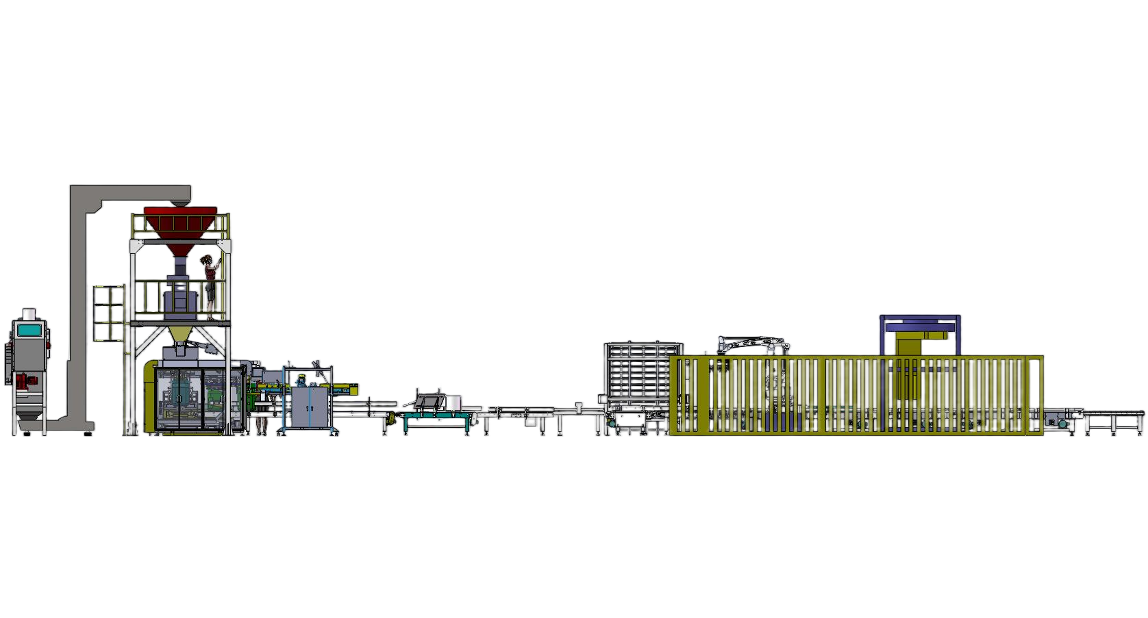 애완동물 식품 포장 라인