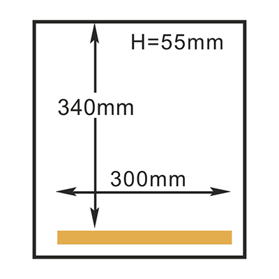 HVC-300T/1A 화련진공실러 챔버 사이즈