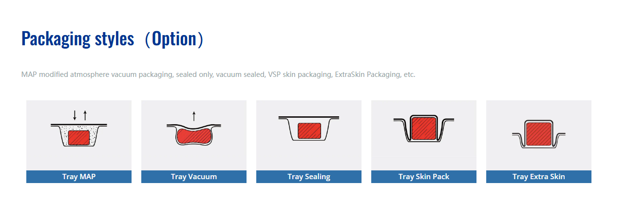트레이 포장 스타일